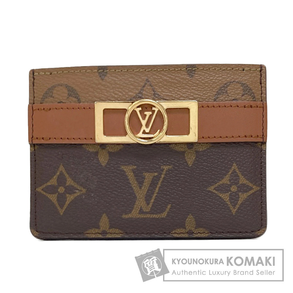 Louis Vuitton Portecarte Dauphine Card Case Wallet Monogram Canvas